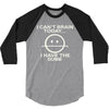 i cant brain today 3/4 Sleeve Shirt