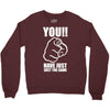 you have just lost the game  funny computer internet humour Crewneck Sweatshirt