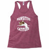 pawsitive catitude Racerback Tank