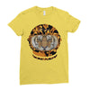 Astronaut Helmet Tiger Versace Ladies Fitted T-Shirt