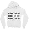 dad in binary code Zipper Hoodie