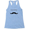 good god man Racerback Tank