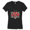 indiana link 2 Women's V-Neck T-Shirt