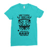 Life After Death Mess With My Baby Ladies Fitted T-Shirt