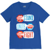 Women's March Stand Unite Fight V-Neck Tee