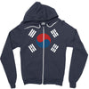 south korea international baseball Zipper Hoodie