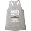 funny  built in the 50&rsquo;s, ideal gift or christmas present. Racerback Tank