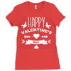 happy valentine's day Ladies Fitted T-Shirt