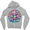 psycho cat Zipper Hoodie