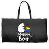 mama bear gay pride Weekender Totes