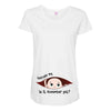 November Peeking Out Baby Boy Maternity Scoop Neck T-shirt