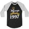 kings are born in 1997 3/4 Sleeve Shirt
