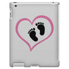 Baby Girl with Heart Any Name Customized iPad 3 and 4 Case