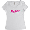 MY JULIET Women's Triblend Scoop T-shirt