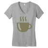 coffee (2) Women's V-Neck T-Shirt