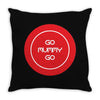 go mummy go Throw Pillow