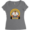 samurai gym Women's Triblend Scoop T-shirt