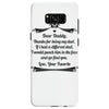 Dear Daddy, Thanks for Being my Dad Baby Boy Letter to Father Samsung Galaxy S8