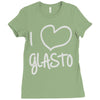i love glasto (2) Ladies Fitted T-Shirt