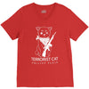 terrorist cat V-Neck Tee
