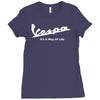 vespa its a way of life Ladies Fitted T-Shirt