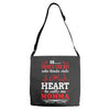 There's This Boy Who Stole My Heart He Calls Me Momma Adjustable Strap Totes