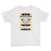 Never Underestimate the Strength of a Childhood Cancer Warrior Youth Tee