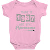 made in 1987 and still awesome Baby Bodysuit