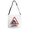 warning descent Adjustable Strap Totes