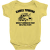 camel towing mens t shirt tee funny tshirt tow service toe college hum Baby Onesie