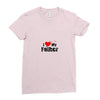 I LOVE MY FATHER Ladies Fitted T-Shirt