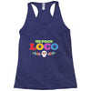 loco coco skul Racerback Tank