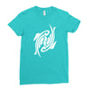 fishs Ladies Fitted T-Shirt