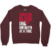 donating blood one mosquito funny Crewneck Sweatshirt