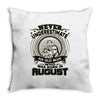 never underestimate an old man Throw Pillow