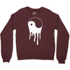 yang and yin dripping chinese symbol fashion geek samurai Crewneck Sweatshirt