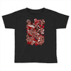 rood en wit Toddler T-shirt