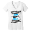 It's A Poppy Thing Women's V-Neck T-Shirt