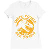 check yo'self before you rex yo'self Ladies Fitted T-Shirt