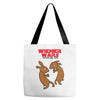wiener wars dachshund dogs Tote Bags