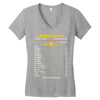 Taurus Facts Zodiac Women's V-Neck T-Shirt