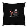my hungry neighbor Throw Pillow