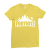 fortnite logo Ladies Fitted T-Shirt