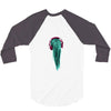 headphones girl 3/4 Sleeve Shirt