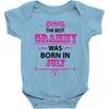 The Best Grammy Was Born In July Baby Onesie