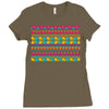 pattern overload Ladies Fitted T-Shirt
