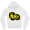 huh bang pow boom splat carto Zipper Hoodie