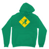 ninja crossing sign Unisex Hoodie