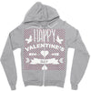 happy valentine's day Zipper Hoodie