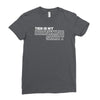 my drinking shirt funny Ladies Fitted T-Shirt